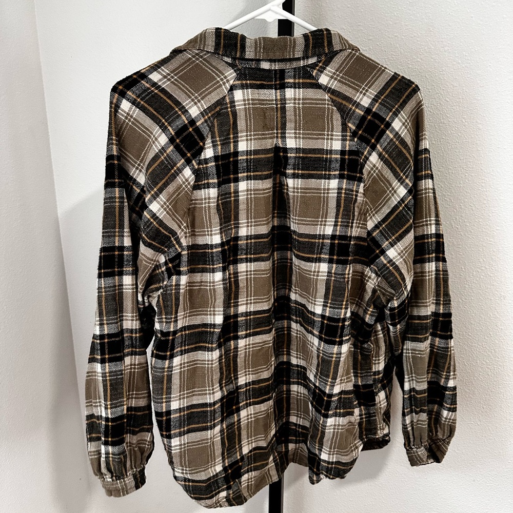 American eagle size small flannel button down shi… - image 4